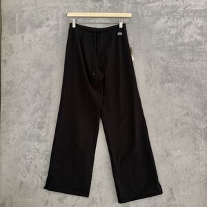Everlast Womens Straight Leg Workout Pants S Black Lycra Vintage NWT Rare
